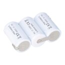 Akku für Notleuchten 3,6V 4000mAh Ni-Cd F1×3 Faston 4,8mm