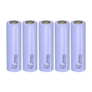 5er-Set Samsung INR21700-40T 3,6V 4000mAh 35A Li-Ion-Akku 21700