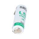 SAFT LS17500 A – 3,6 V Lithium-Thionylchlorid (Li-SOCl₂) mit U-Lötfahne – Industrie-Zelle