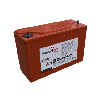SBS15 Reinblei Batterie 12V 14Ah Vorderansicht