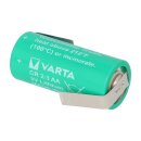 Varta CR 2/3 AA 3V Lithium Batterie mit Z‑Lötfahne Einzelpack