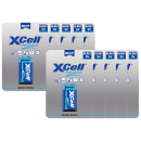 XCell 6LR61 9V AlMn Batterie 10er-Pack
