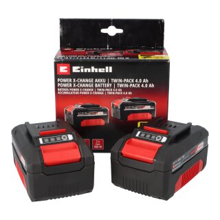 Einhell Power X-Change PLUS 18V Akku Twin-Pack