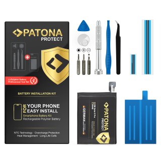 PATONA PROTECT Akku 4000mAh Xiaomi Redmi Note 6 Pro BN48 Frontansicht