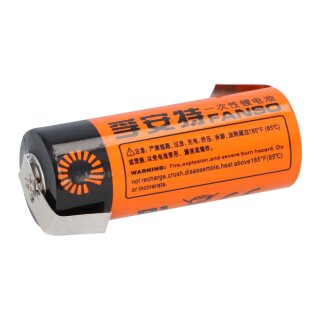 Fanso ER18505M Lithium Batterie 3,6V mit Z-Lötfahne