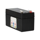 2x LANDPORT VRLA AGM Versorgungsbatterie 12V 1,2Ah – Stützbatterie für MERCEDES Bordnetz – Polanordnung 3 – LP12-1,2V – Ersatz für 000000004039/N000000004039