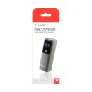 ChargenGo Powerbank 27.000mAh in metall-grau mit TFT-Display