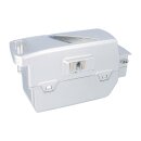 E-Bike Akku 26V 23,2Ah 580Wh Sattelrohr silber Seitenansicht