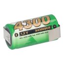 XCell Akku Sub-C 1,2V 4300mAh SC4300 Ni-MH Hochstrom