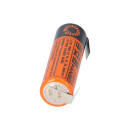 ER14505M AA Li-SOCl2 Lithium 3,6V 2100mAh Batterie mit U-Lötfahne