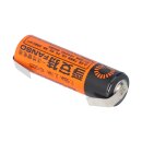 ER14505M AA Li-SOCl2 Lithium 3,6V 2100mAh Batterie mit U-Lötfahne