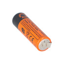 ER14505M AA Li-SOCl2 Lithium 3,6V 2100mAh Batterie mit U-Lötfahne