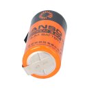 Fanso ER26500M Baby C 3,6V 6000mAh Li-SOCl2 Lithium Batterie U-Lötfaden