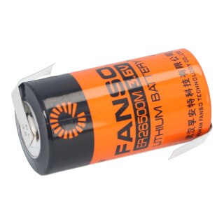 Fanso ER26500M Baby C 6000mAh 3,6V Li-SOCl Lithium Batterie