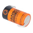 Fanso ER26500M Baby C 3,6V 6000mAh Li-SOCl2 Lithium Batterie Z-Lötfaden