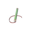 Akkupack NiMH 4,8V 1,8Ah AA Hochtemperatur Notlicht Stange Kabel 20cm Notbeleuchtung L41NIMH1800