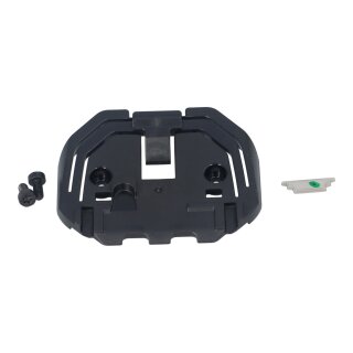 Bosch PowerTube Anschraubplatten-Kit, horizontal, Farbe Schwarz