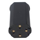 E‑Bike Adapter für Powertube 500‑Wh Akku in 750‑Wh Aufnahme, schwarz