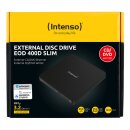Intenso EOD 400D Slim externer CD/DVD-Brenner, USB 3.2,...