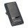 Schwarzer PATONA Platinum GaN PD65W Flat Adapter mit 2x USB‑C