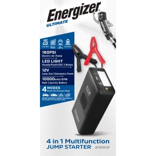 JE10000JP Jump Starter mit 160‑PSI‑Kompressor und Display