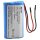 XCell Li‑Ion 1S2P Akkupack 3,7 V 7000 mAh mit offenen Kabellitzen