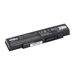 vhbw Ersatzakku 10,8 V 4400 mAh für Toshiba Dynabook Qosmio, schwarz