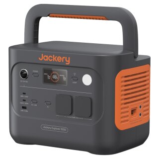Jackery Explorer 1000 v2 Powerstation mit 2× AC, USB‑C 100W, 1070Wh