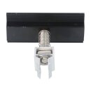 PV Mittelklemme ALU schwarz 28–35 mm für Profilschienen