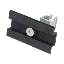 PV Mittelklemme ALU schwarz 28–35 mm für Profilschienen