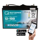 Q-Batteries Lithium Batterie 12V 100Ah LiFePO4 mit Heizung
