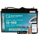 Q-Batteries Lithium Batterie 12V 100Ah LiFePO4 mit Heizung