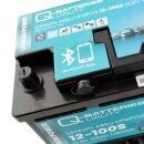 LiFePO4 12,8V 100Ah Akku Q-Batteries 12-100S – 0% MwSt §12 UStG