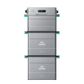 Zendure SolarFlow 1600 AC+ mit 2× AB2000X, Frontansicht IP65