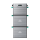 Zendure SolarFlow 1600 AC+ mit 2× AB2000X – Frontansicht, IP65