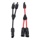Y‑Verteiler Solarkabel 6 mm² Rot/Schwarz,...