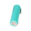 INR18650‑20R 18650 Li‑Ion Zelle 3,6V 2000mAh Flattop inkl. U‑Lötfahne