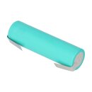 INR18650‑20R 18650 Li‑Ion Zelle 3,6V 2000mAh Flattop inkl. U‑Lötfahne
