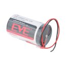 EVE ER34615/FL Lithium‑Batterie D, 3,6 V, 19.000 mAh, −60 bis +85 °C