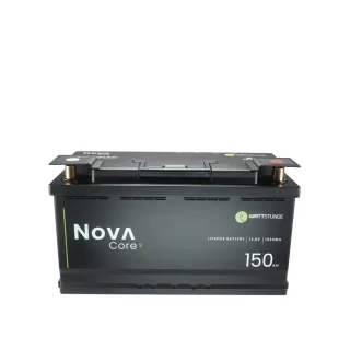 WATTSTUNDE NOVA Core² 150Ah LiFePO4 Batterie mit DIN/M8 Anschlüssen
