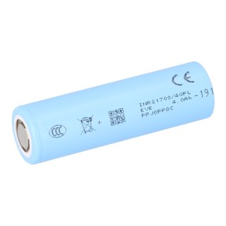 EVE INR21700-40PL Akku 4000mAh 70A Li-Ion 21700 Flat Top