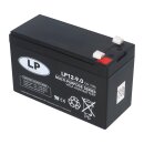 LP12‑9.0 12V 9Ah AGM VRLA Batterie Landport, Faston 4,8 mm