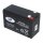 LP12‑9.0 12V 9Ah AGM VRLA Batterie Landport, Faston 4,8 mm
