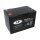 Landport EVX12-76 T6 12V 76Ah AGM Deep‑Cycle Batterie, Vorderansicht