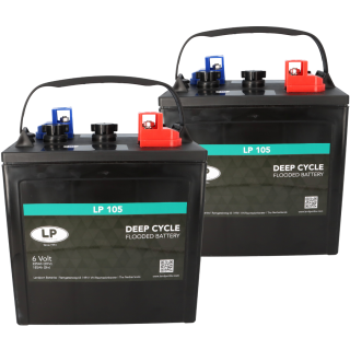 Akku-Satz 12V 225Ah passend für Ballymore Arbeitsbühnen | 2x 6V Deep Cycle