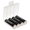 4x XCell Mignon Akku AA LSD Plus Ni-MH 1,2V 2550 mAh low self-discharge + Akkubox