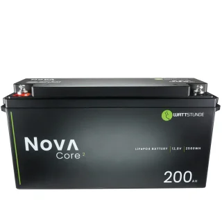 WATTSTUNDE NOVA Core² 200Ah LiFePO4 Akku 12,8V mit CAN-Bus