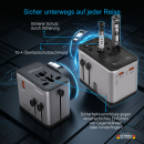 PATONA Universal-Reiseadapter PD70W mit 3x USB-C, USB-A und 70W