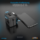 PATONA Universal-Reiseadapter PD70W mit 3x USB-C, USB-A und 70W