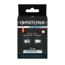 PATONA Ersatzakku für Sony NP-BX1 mit 60 cm langem USB-C-auf-USB-C-Kabel
